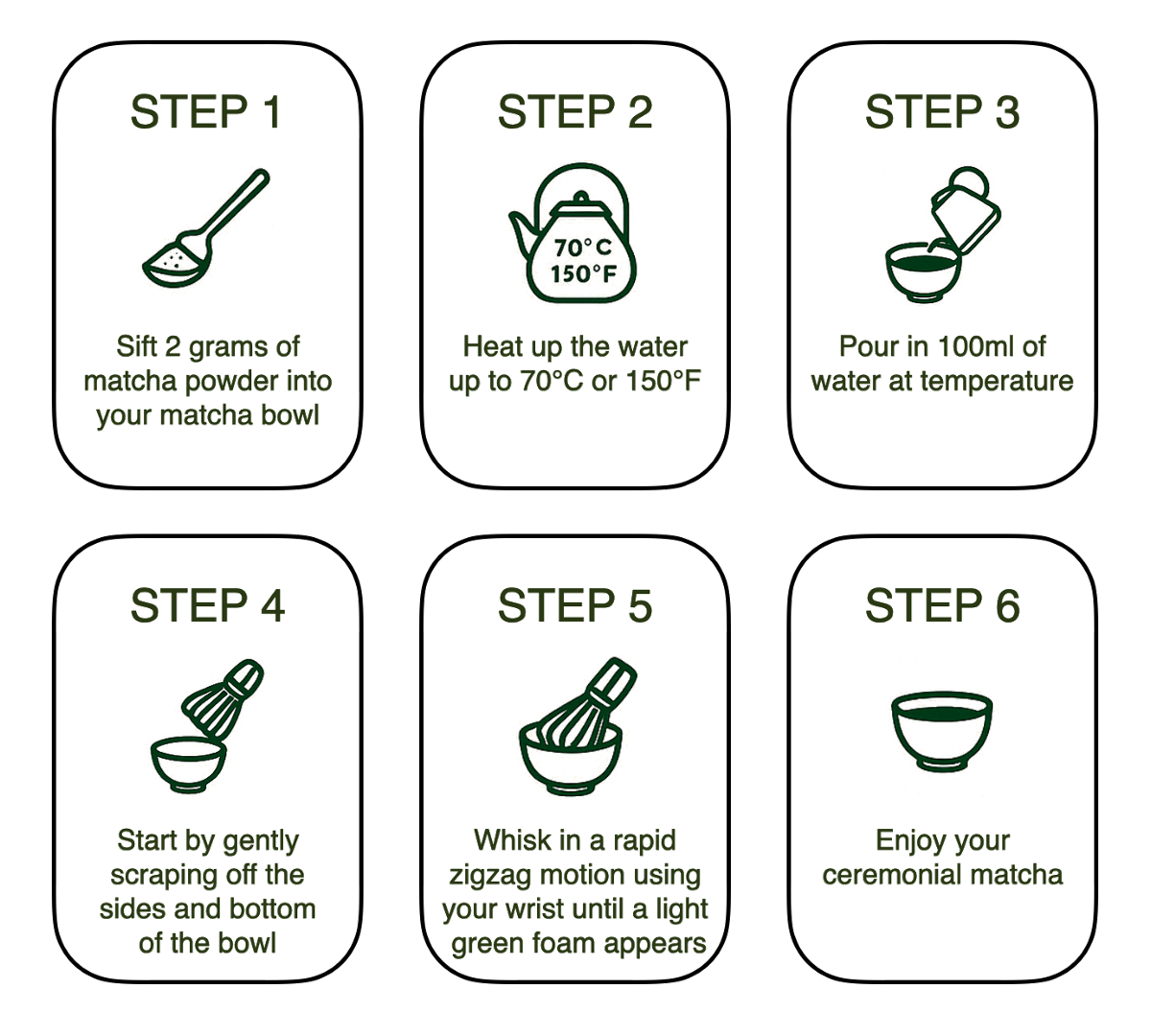 6 Piece Matcha Tea Set