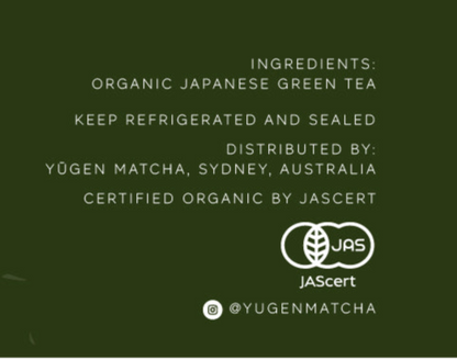 ORGANIC CEREMONIAL GRADE MATCHA - 100G