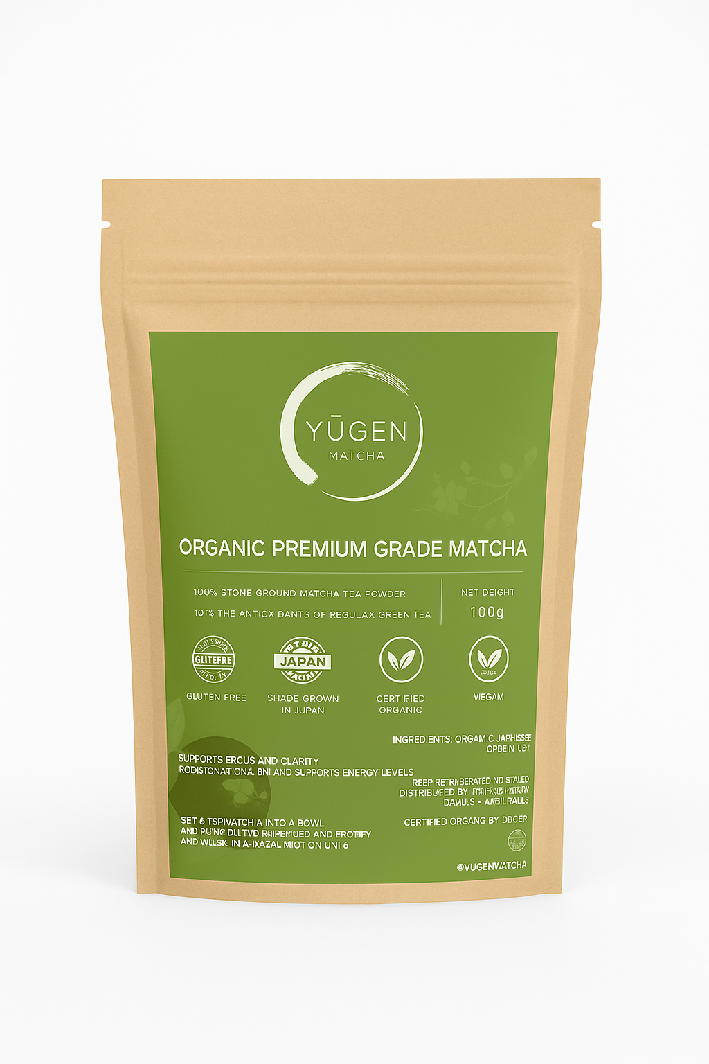 Organic Premium Matcha from Shizuoka Japan (100g)